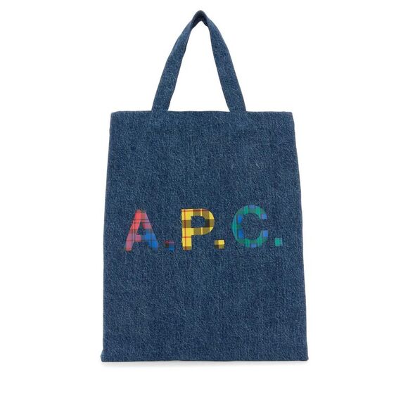 A.P.C. Women Denim Mini Lou Shopping Bag